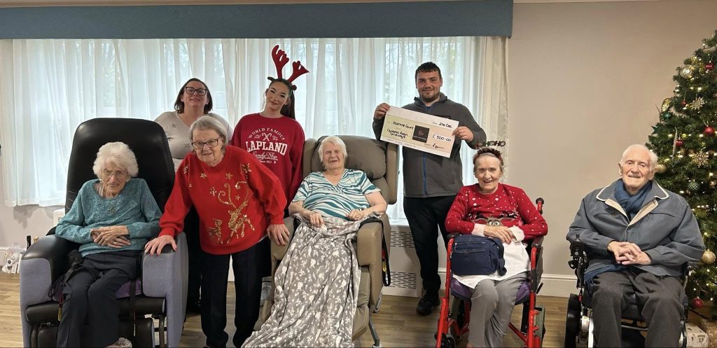 dynamic resin driveways charity jasmine court care home donation